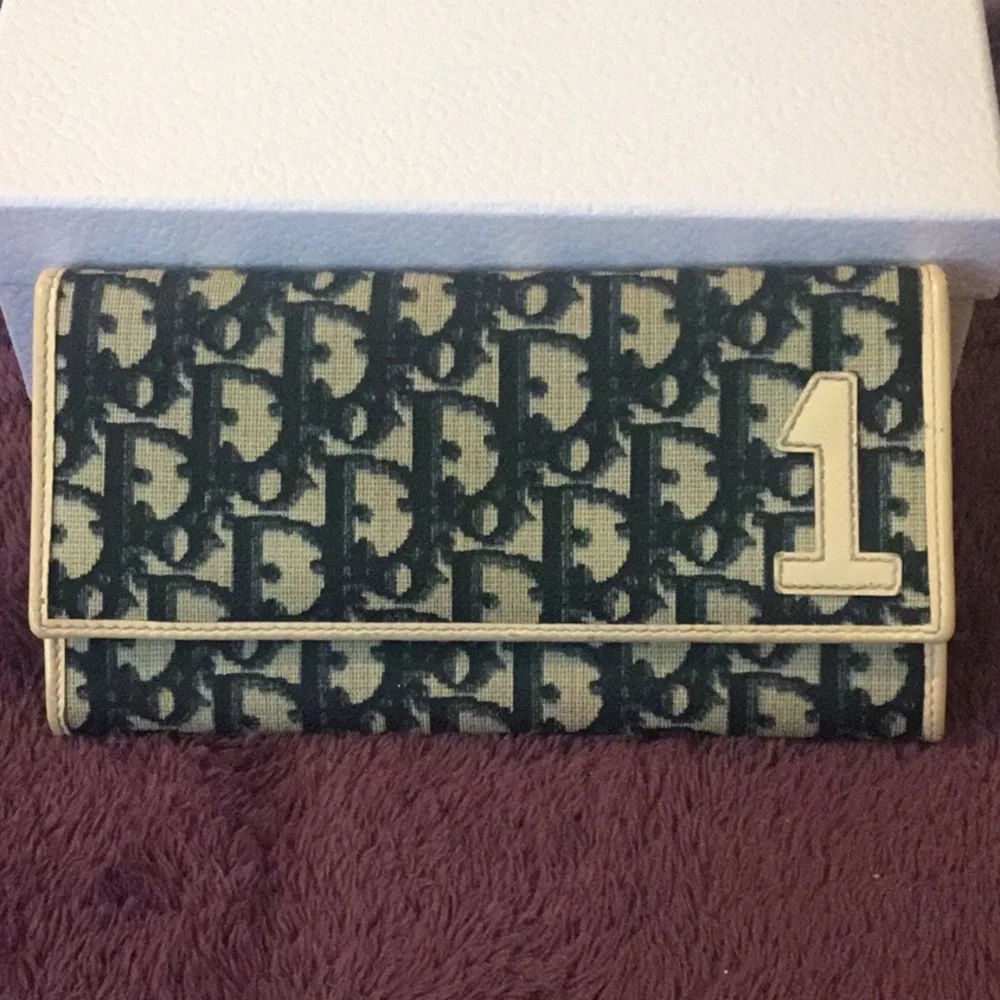 Vintage Authentic Dior Trotter Wallet